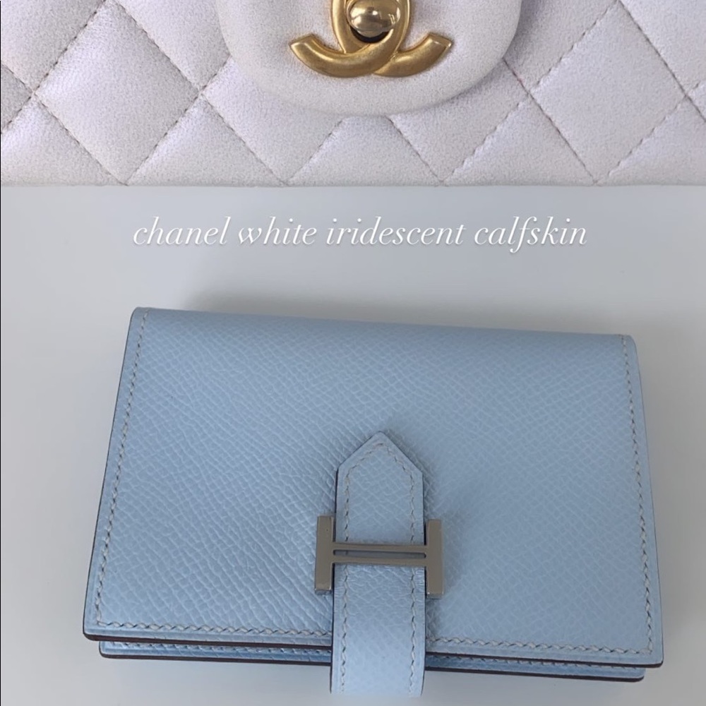 SOLD Hermes Bleu Brume Bearn Cardholder Brand New - Picture 3 of 3